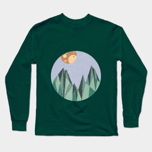 Abstract mountain Long Sleeve T-Shirt